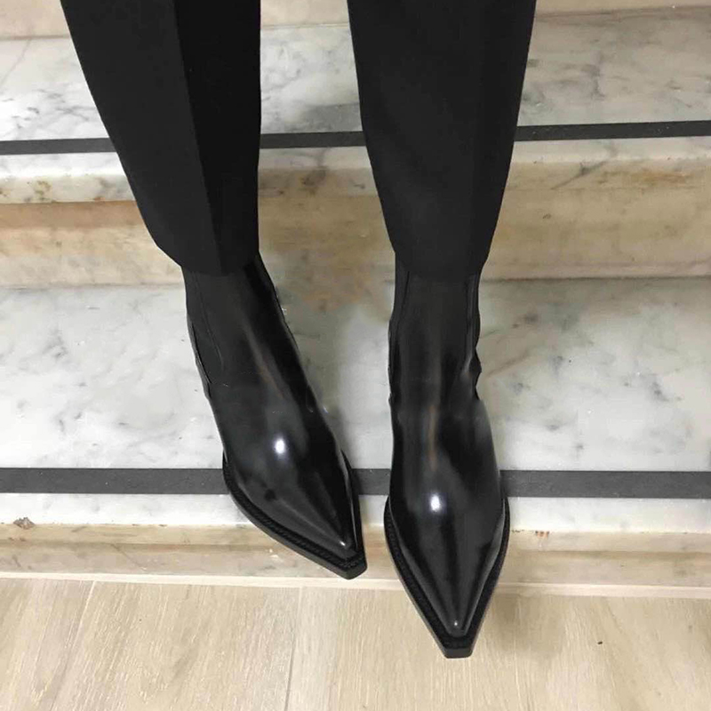 Heels Boot Mid Autumn Winter 2022 Designer Cozy Snow Boots Pumps Fashion Casual Ankle Goth Women Shoes 79b2 s