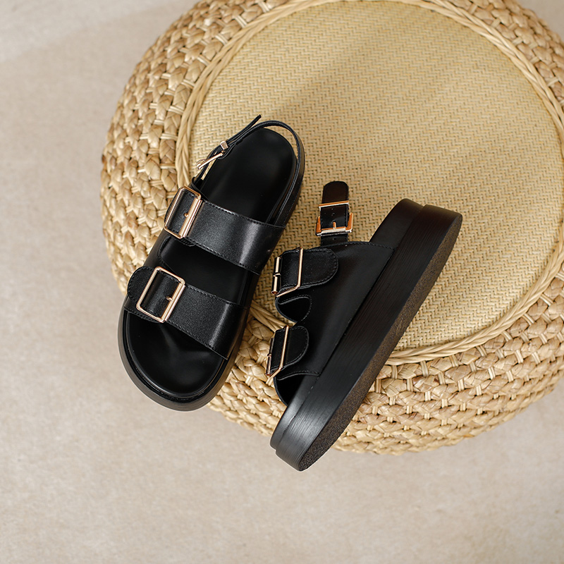 Large AIYUQI Size 2024 New Open Toe Beach Summer Fashion Casual Roman Sandals Women 43ac