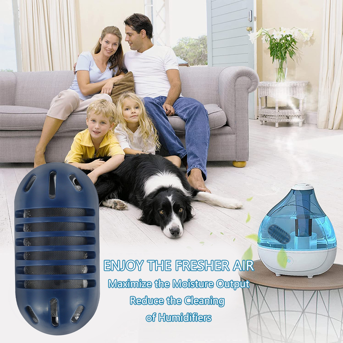 10pcs Demineralization Cartridge for Ultrasonic Humidifiers Filters Mineral Deposits Prevents Hard Water Build-Up UHE-CM65/WM70