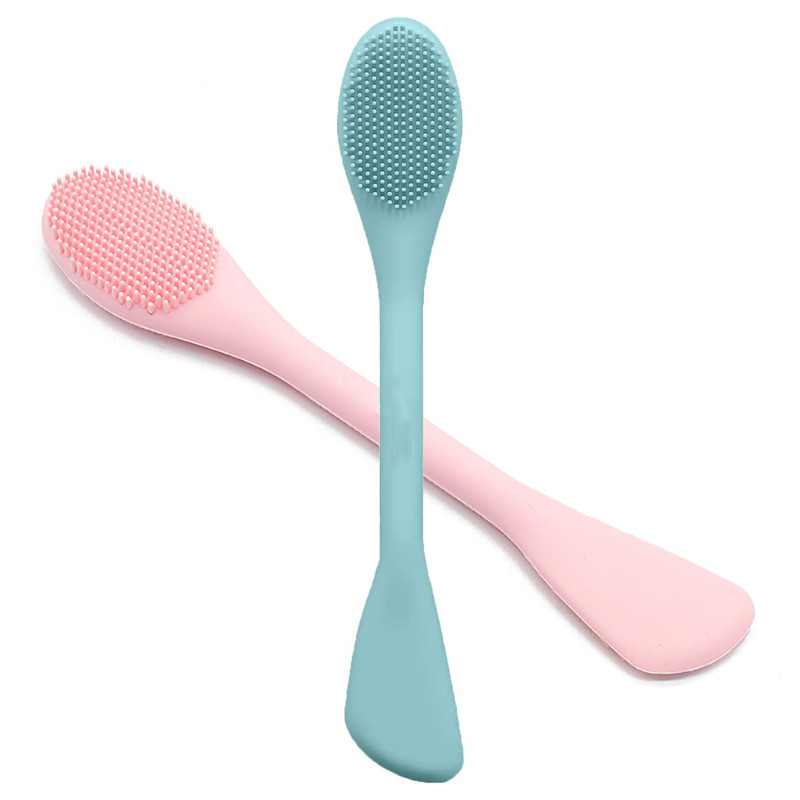 Silicone Face Mask Brush, Face Scrubber for Gentle Exfoliating & Hairless Moisturizers Applicator Tools for Apply Mud, Clay, Charcoal Mixed Mask, Crea