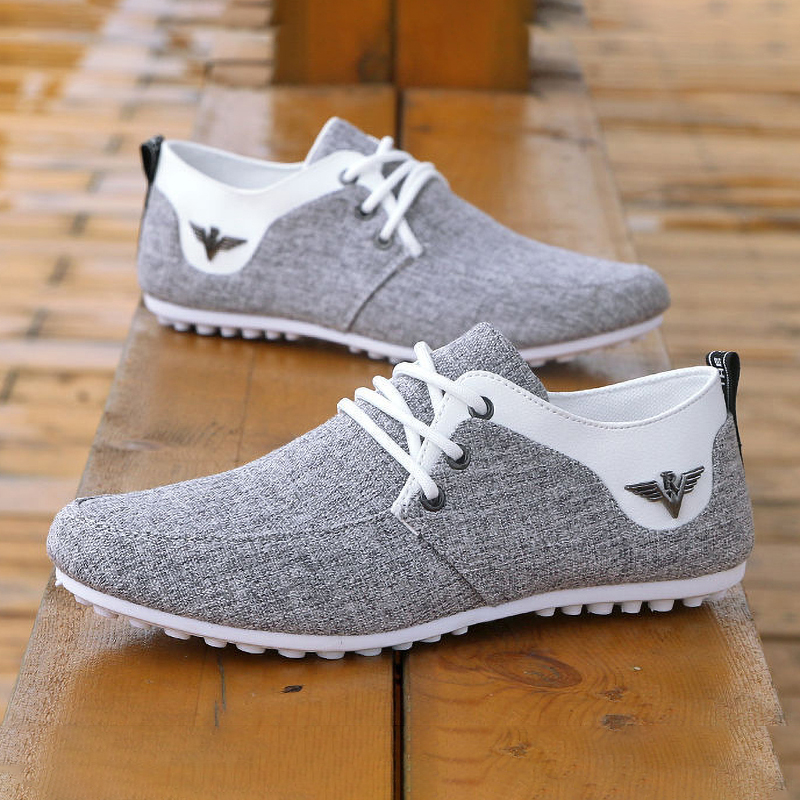 Men Loafers Shoes 2024 Canvas Casual Shoes For Men Outdoor Walking Footwear Breathable Linen Surface Flats Shoes Men Loafers
