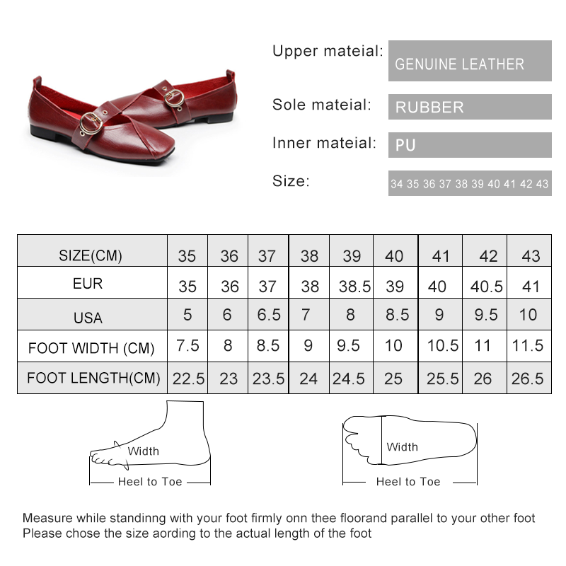 AIYUQI Women Shoes Fashion 2024 New Genuine Leather Ladies Flat Shoes Comfortable Square Buckle Large Size Shoes Women