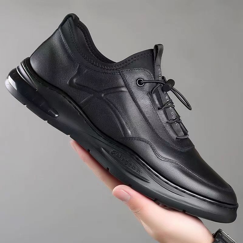 Men's Leather Business Casual Breathable Comfortable No Slip Versatile Shoes Loafers Men Sneakers Chaussures Homme2023 d249