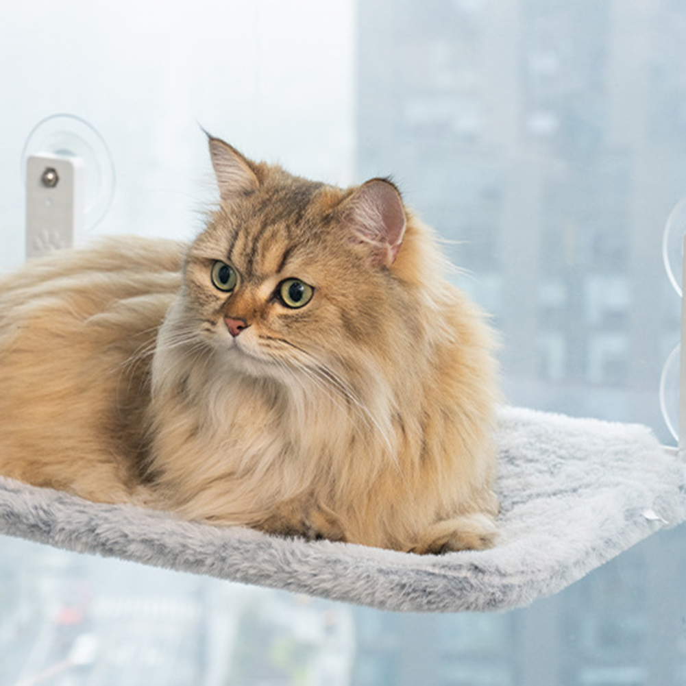 Foldable Hanging Window Hammock With Strong Suction Cups Cat Hammock For Indoor Cats (45 x 30cm)