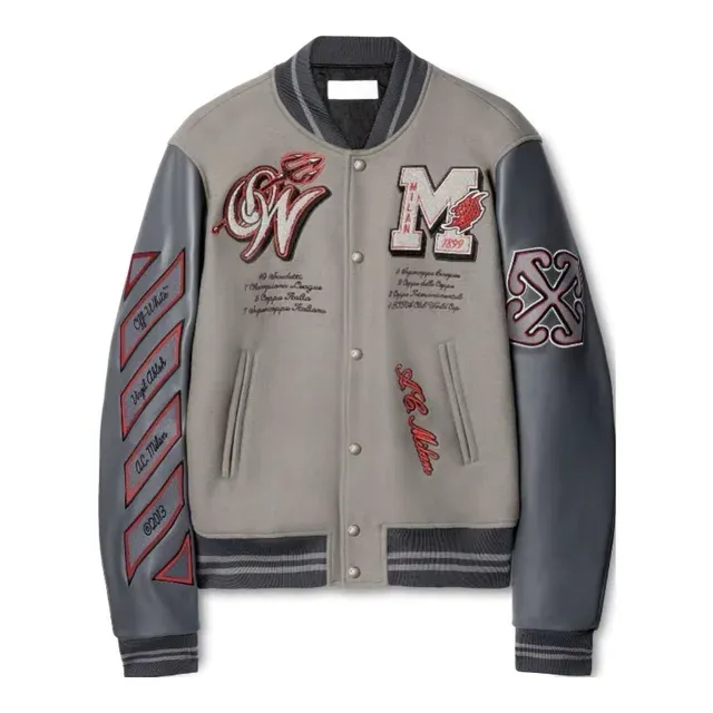 New American Pattern Embroidered Jacket And Coat Men Street Hip Hop Fi Trend Baseball Uniform Punk Casual Jackets