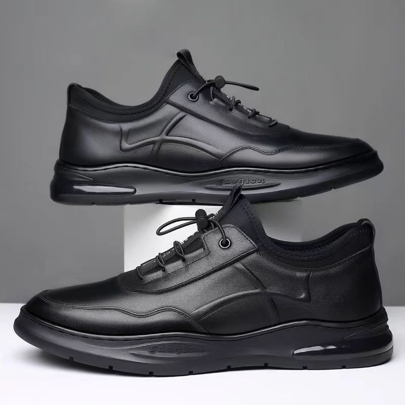 Men's Leather Business Casual Breathable Comfortable No Slip Versatile Shoes Loafers Men Sneakers Chaussures Homme2023 d249