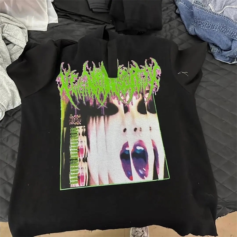 Streetwear Y2K Hip Hop Eye Element Pattern Printed T Shirts Gothic Punk Style Summer Daily Polo Shirts Classic Short-sleeves 240809