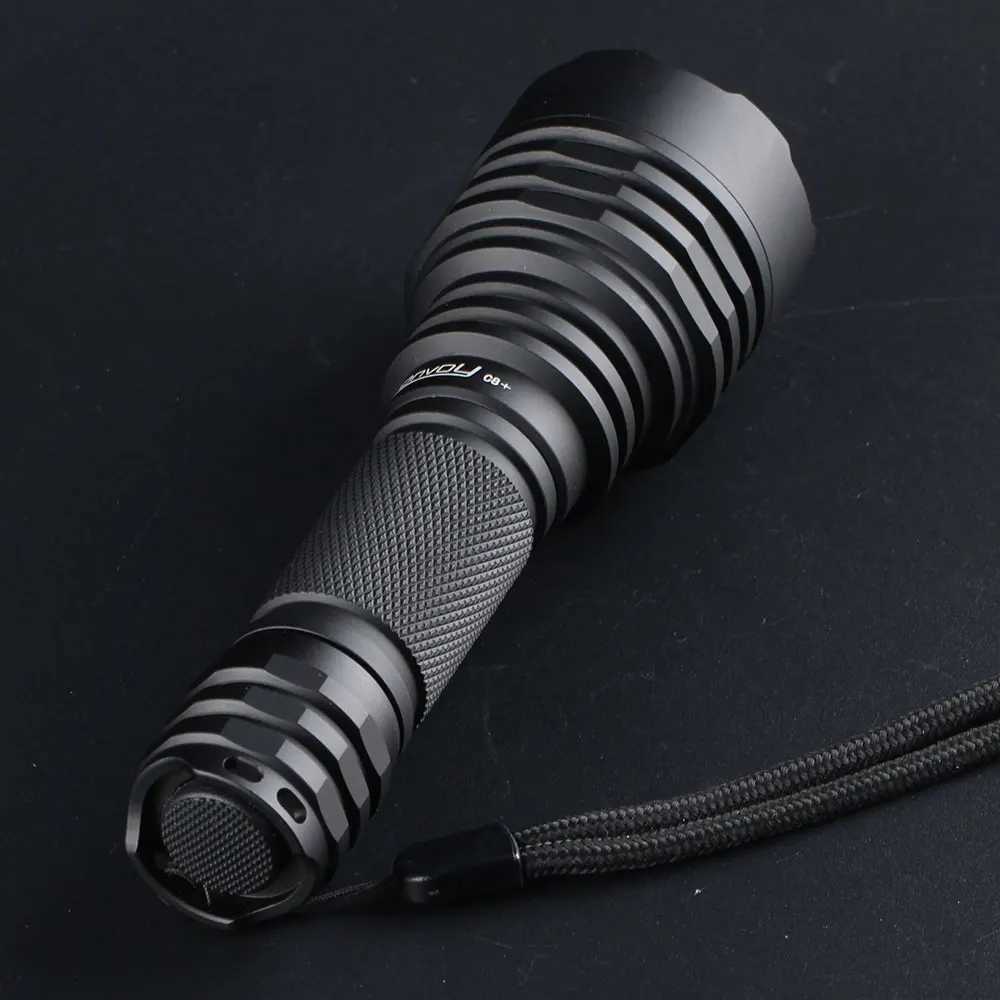 Convoy C8 Plus equipped with Luminus SST40 high-power LED flashlight tactical flashlight 2000lm camping fishing hunting light W240902