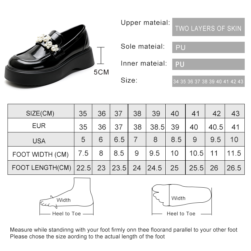 2025 NEW Loafers AIYUQI Ladies Spring New Round Toe Slip On British Style Retro Pearl Platform Shoes Women b