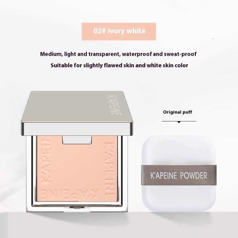 Waterproof Small Silver Burnt Honey Concealer Powder - Dual Purpose Anti-Sweat Cosmetic by Capel