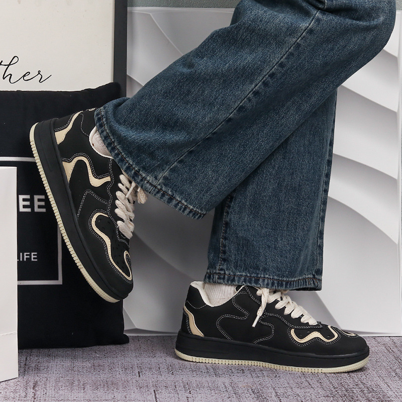 Men's & Women's Trendy Splicing Hong Kong Style Chunky Platform Casual Shoes 36-44