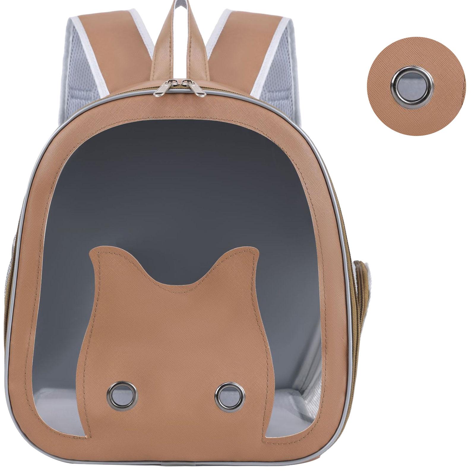 Dog Backpack Carrier for Small Medium Dogs Cats Ventilation Pet Capsule Knapsack Pet Hiking Backpack for Travel Camping Fishing