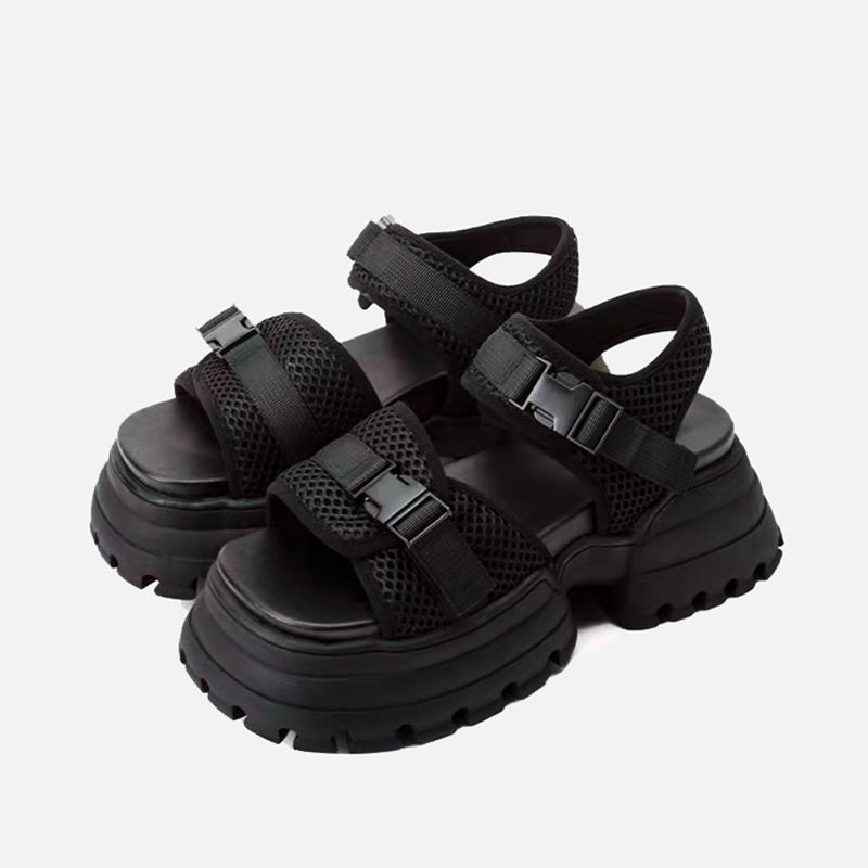 Flat Woman Summer Platform Sandals Soft New Casual Open Toe Wedges Women Shoes Beach Sandal Denim Comfortable Sandalias ias 5980