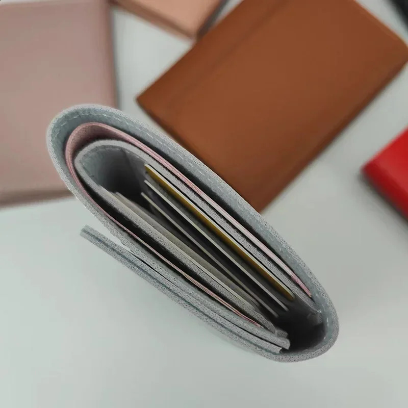 2024 Small Wallet Womens Solid Short Fold Personalized Student Cute Card Holder Mini Fashion Hasp Purse Pouch for Women 240902