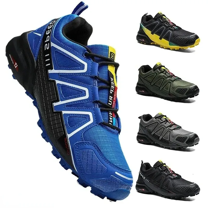 Men Cross-Country Sneakers Man Quality Outdoor Hiking Shoes Trail Running Speed Mens Athletic Shoe Non Slip Cycg Sports