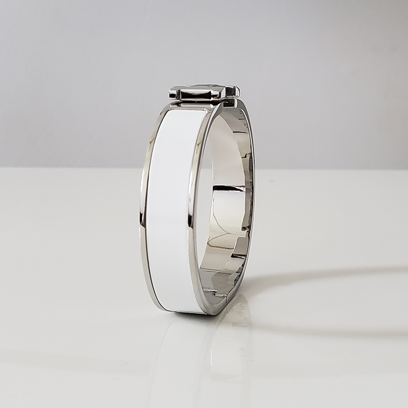 Classic couple bracelet 18K gold bracelet 12MM wide 17/19 Valentine's Day Mother's Day gift