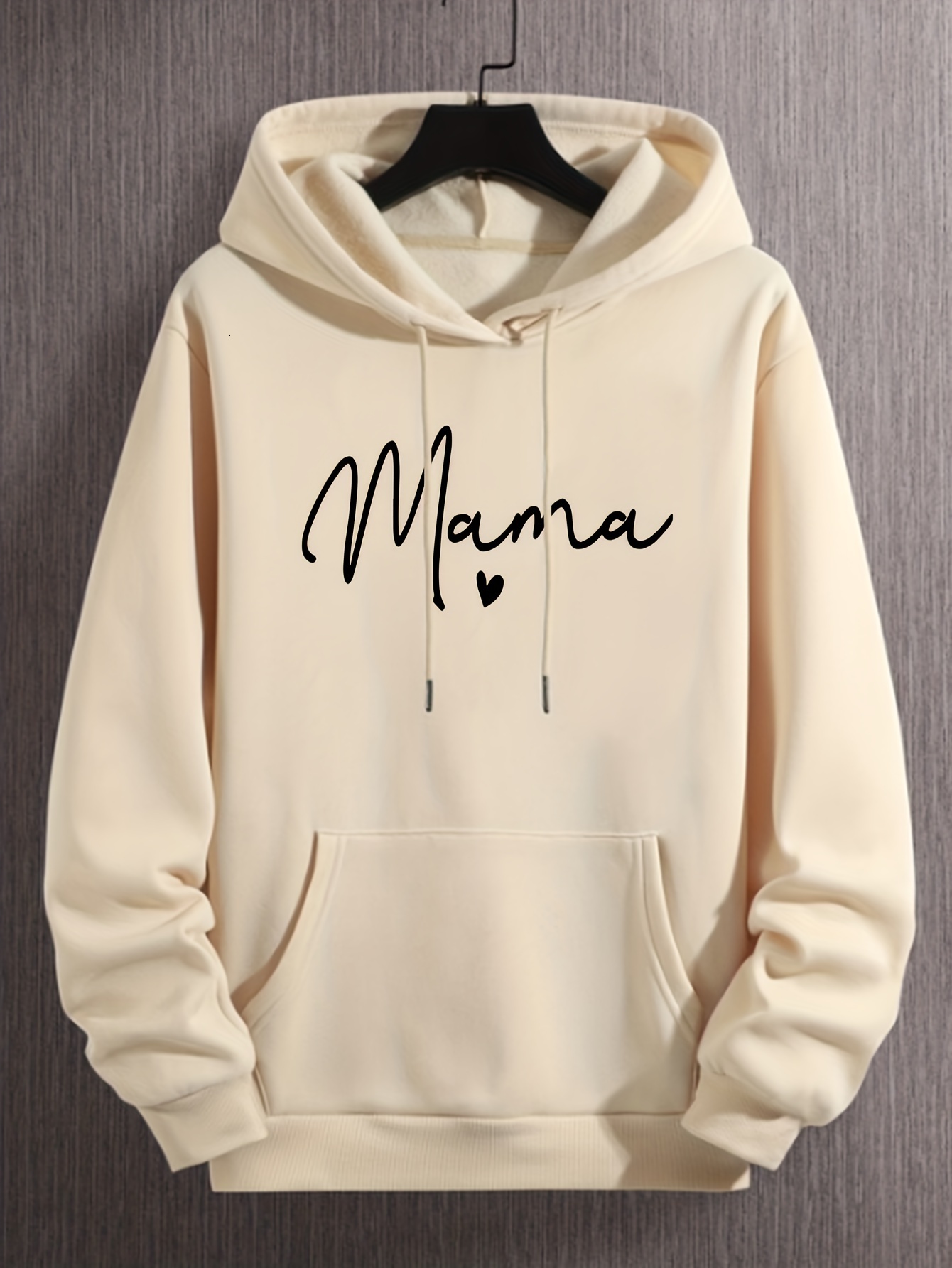 Trendy All-Season Hooded Pullover: Durable Casual Wear with Comfort Stretch and Kangaroo Pocket