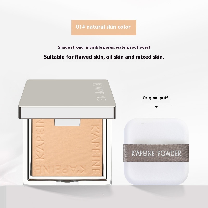 Waterproof Small Silver Burnt Honey Concealer Powder - Dual Purpose Anti-Sweat Cosmetic by Capel