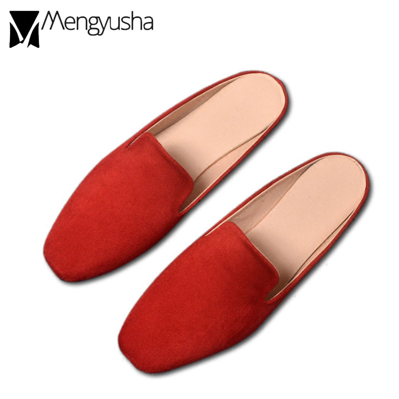 veet brief plus size 34-44 mules woman New summer square toe slippers lady babouche comfort casual flip ps feminino