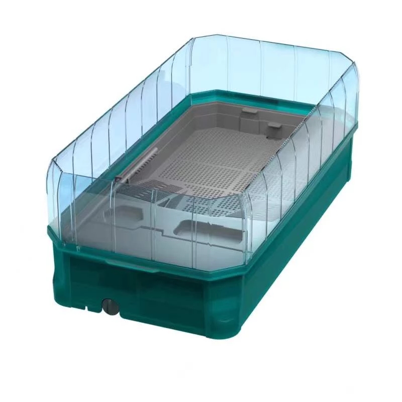 Aquarium turtle tank lazy person water-free breeding box with drying platform ecological turtle tank aquarium accessories 220V