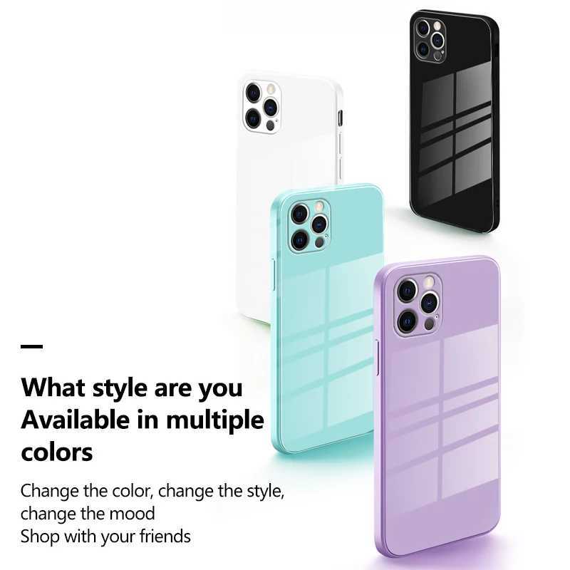Deluxe square liquid tempered glass phone case suitable for iPhone 15 14 12 11 Pro XS max XR SE X 8 7 Plus ultra-thin cute strap cover M240902