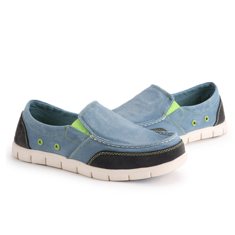2025 NEW Casual Men s Spring Autumn Mens Loafers Slip ons Breathable Canvas Light Comfortable Walking Shoes Male Sneakers d
