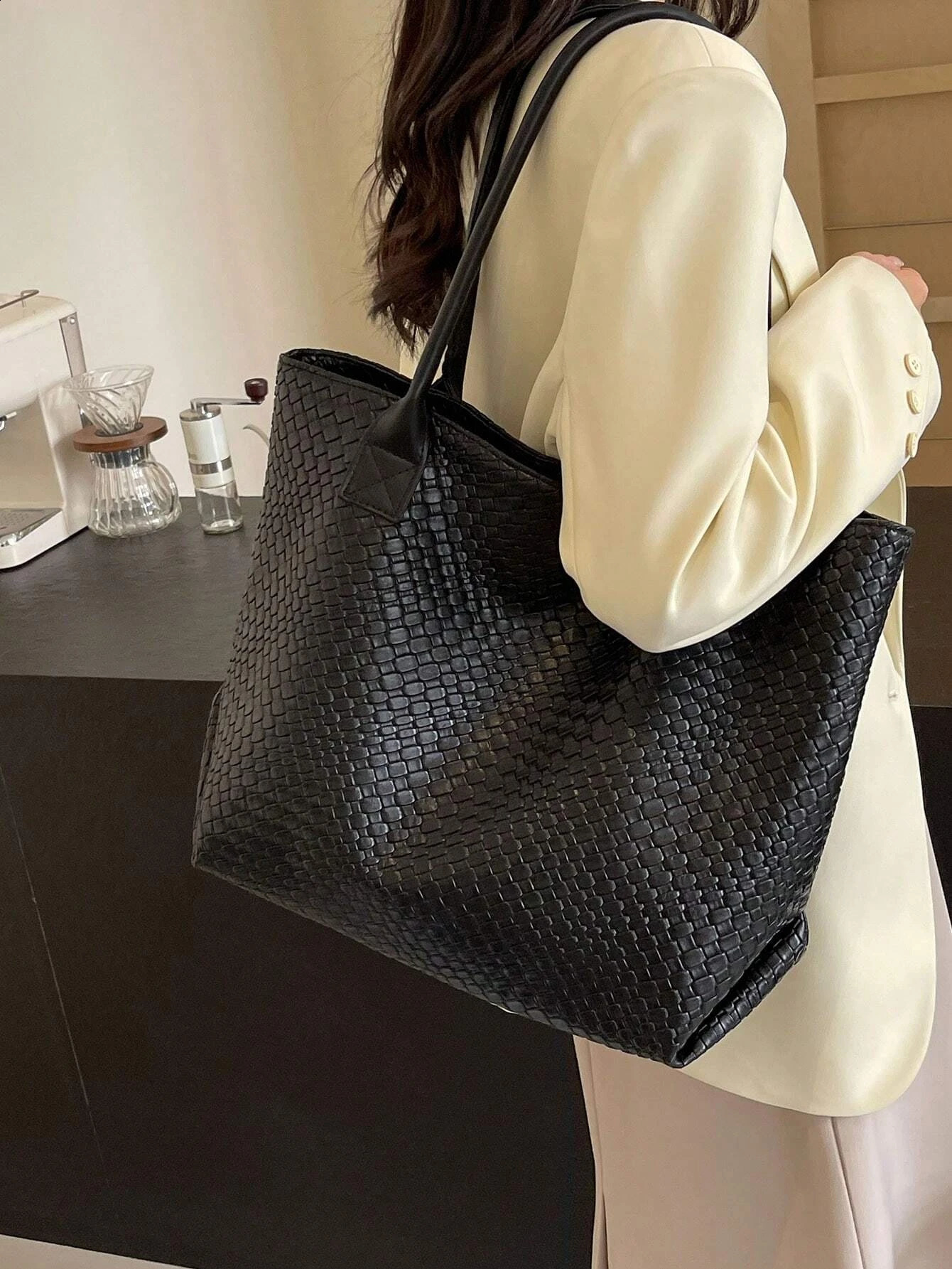 pattern handbag large capacity business and leisure portable womens shoulder bag 240830