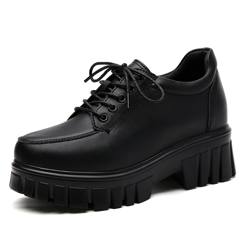 Casual Wedge Sneakers for Women - Lace-Up Designer Flatform Loafers 4 LaceUp Flatm