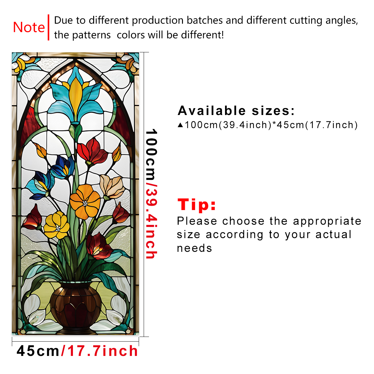 Vintage Style Flower-Patterned Frosted Glass Sheets Ideal for Crafts & Renovations