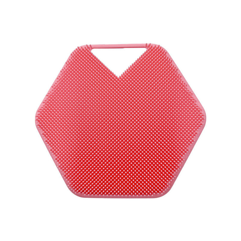 6 Colors Silicone Scrubber, Buffer Exfoliating Scalp Exfoliator Hair Shampoo Skin Cleaning Brush Bath Body Brushes For Men Women Use In Shower Estropa