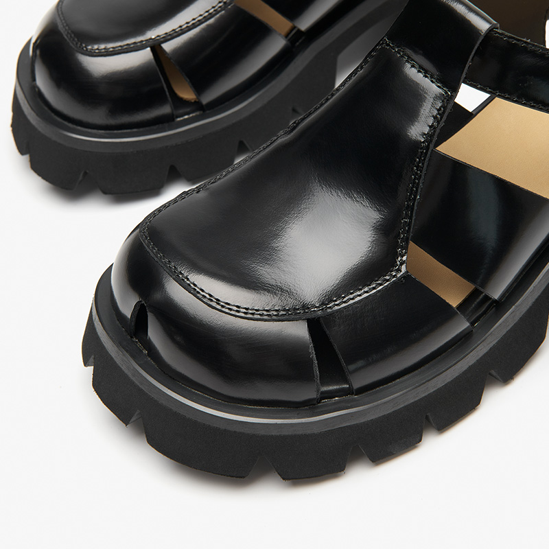 Platform BeauToday Sandals Women Buckle Strap Genuine Leather Sgback Round Toe New Casual Outdoor Summer Ladies Shoes 38204 207d