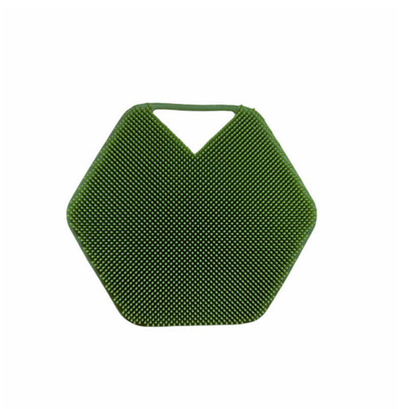 6 Colors Silicone Scrubber, Buffer Exfoliating Scalp Exfoliator Hair Shampoo Skin Cleaning Brush Bath Body Brushes For Men Women Use In Shower Estropa