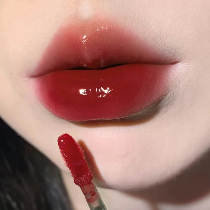 Student-Friendly HERORANGE Mirror Glaze Waterproof Lipstick with Light Dew & Natural Whitening