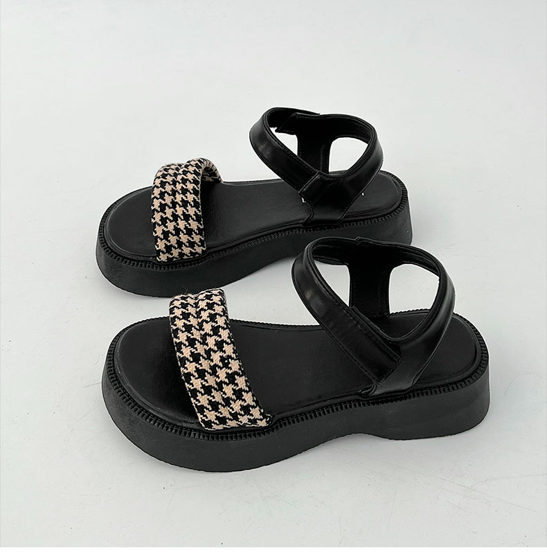 2023 Fashion Platform Women Buckle Slides New Casual Sandals Women's Sports Shoes Summer Student Sandalia Mujer 's