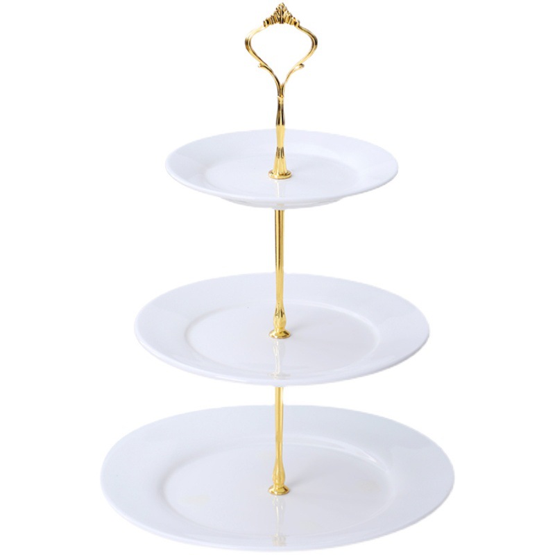 Decorative Plates Creative Commemorative Resin Crafts Gold Oak Branch Decoration Home Garden Halloween Christmas Two Layer Dining Plate