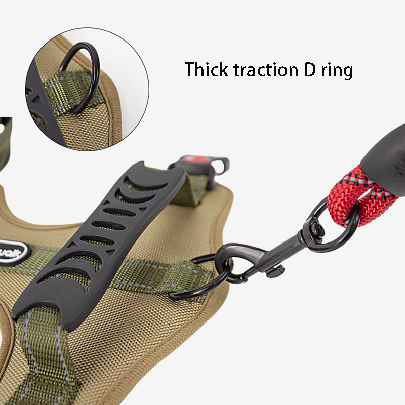 No Pull Harness Breathable Sport Harness with Handle-Dog Harnesses Reflective Adjustable for Medium Large Dogs,for Easy Control