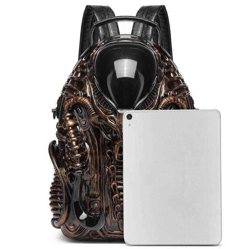 Creative Design Alien Backpack Cyberpunk New Trendy Backpack Unisex 240915