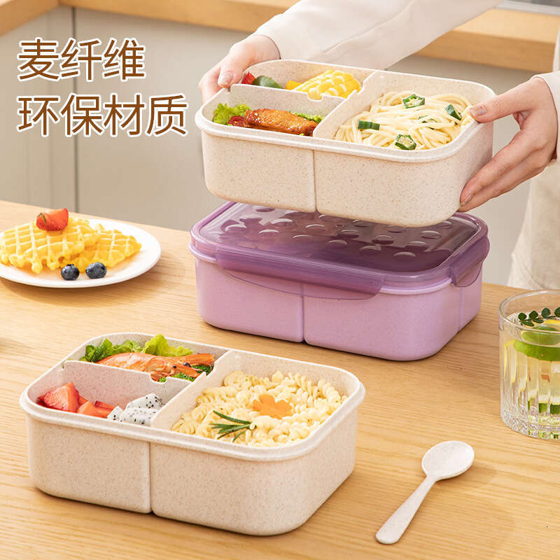 Student can be microwave sealed, plastic fruit food compartments, fresh-keeping boxes, insulated lunch boxes