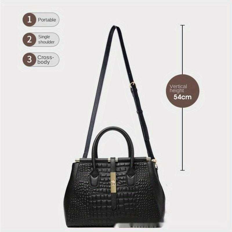 Versatile women's middle-aged mother tote bag 2023 new fashionable and atmospheric handbag 240915