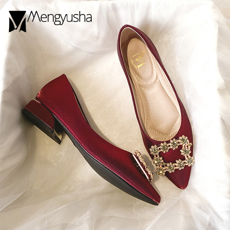 Pumps Women Green Rhie eebab High Heels Ladies Brand Crystal Buckle Silk Sparkle Evening Bridal Wedding Shoes