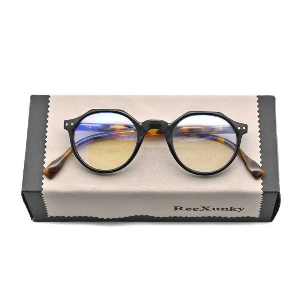 Neutral anti blue light computer glasses for women retro irregular frame gaming glasses for men anti glare glasses for men M240902