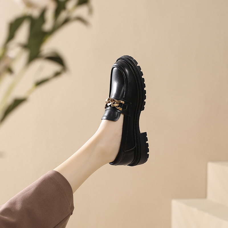 Matt British Oxford 2023 37310 Ladies JK Lolita Thicken Bottomed Flats Women Platform Small Leather Shoes Sneakers Femme Loafers