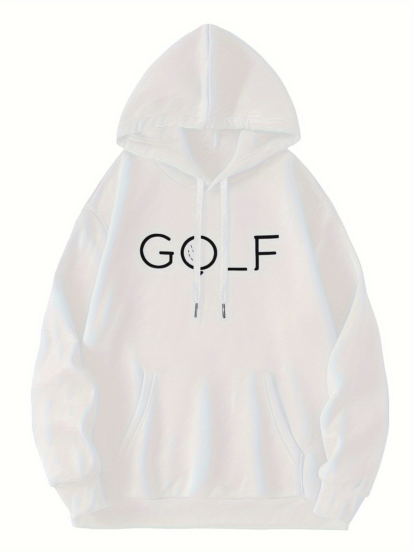 Heavy Bnd Golf Print Hooded Sweatshirt - Soft, Warm, and Comfortab Streetwear for Winter and Fall - Perfect Gift for Men with Kangaroo Pocket and Casu