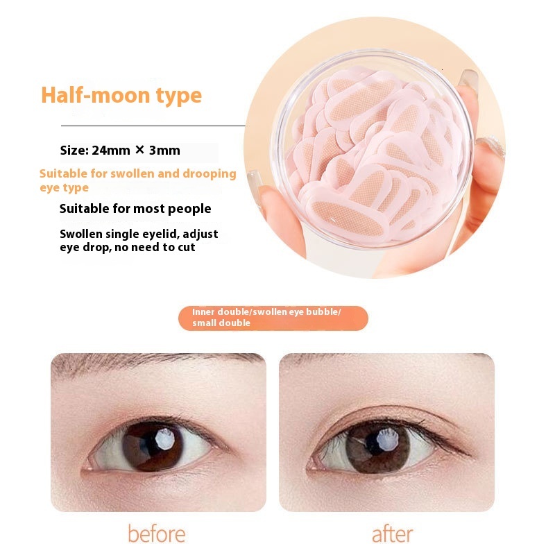 Double Eyelid Enhancer by JONBOS - Strong Hold, Discreet & Swollen Eye Solution