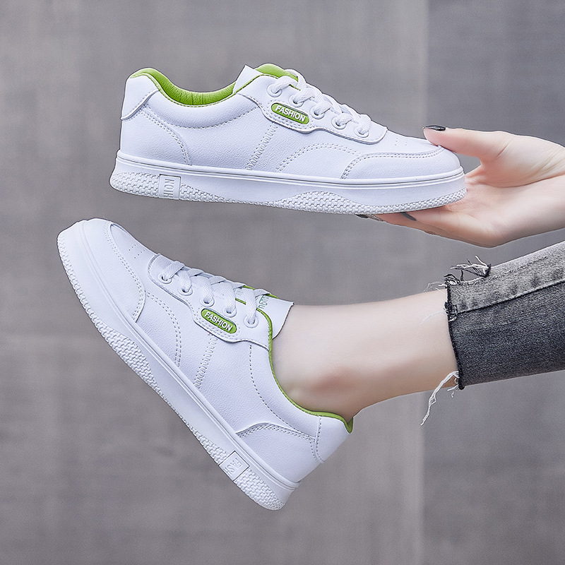 2025 NEW Low New Top Fashion White Sneakers Spring Autumn Comfortable Casual High Quality Hard wearing Non slip Female Flats Shoes eb