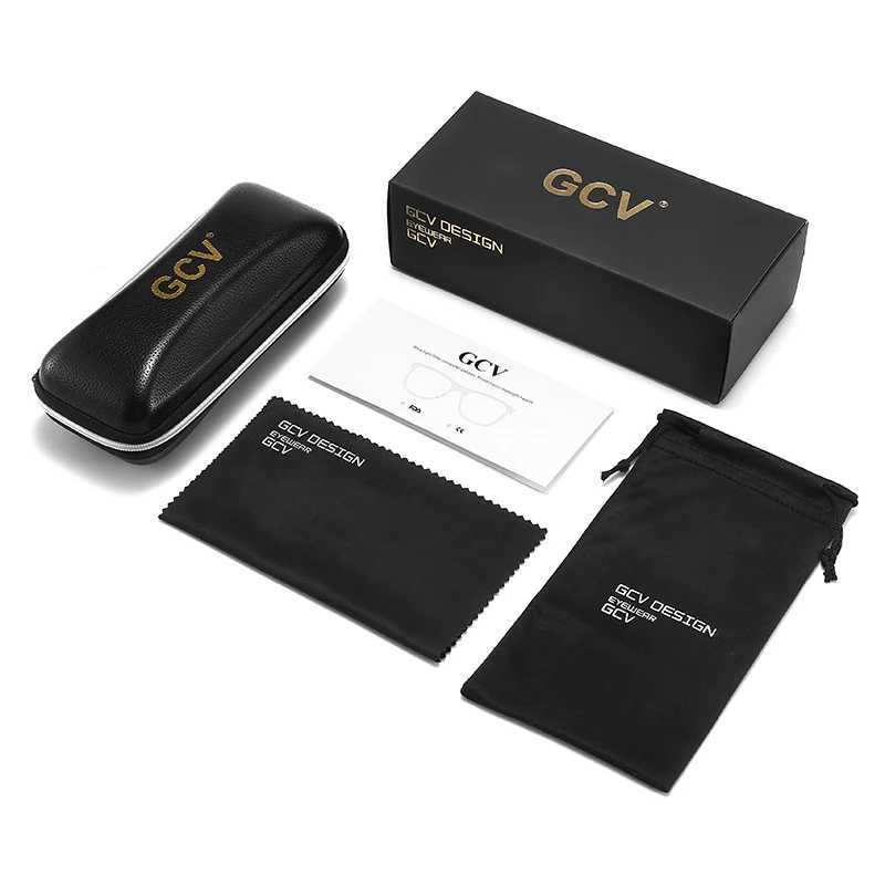 GCV Acetic Acid Johnny Depp Mens Blue Light COMputer Goggles Round Transparent GLASSes Frame Blue Blocking GLASSes M240902