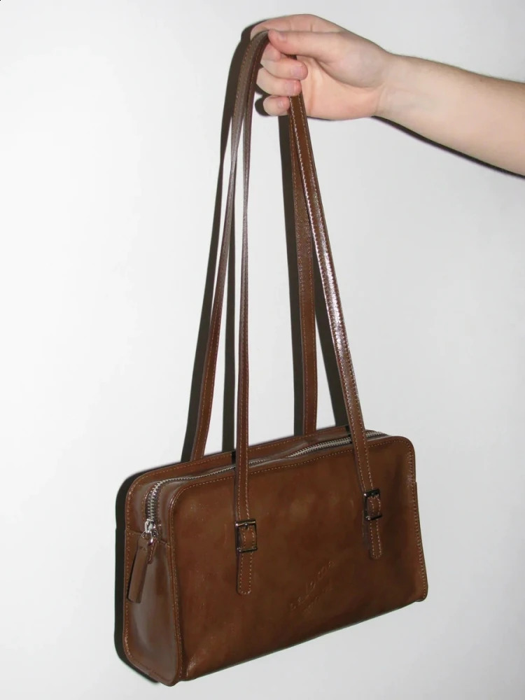 Paloma wool single-shoulder special oil-waxed leather bag for women 240824