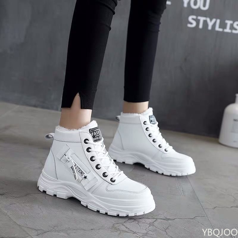 Winter Ladies Shoes Lace up Women Sneakers Snow Ankle Boots Waterproof Warm Platform Botas woman footwear botas de mujer 75d3
