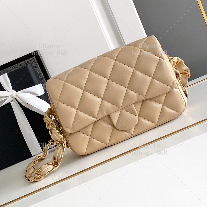 Classic Handbag Flap Bag Shoulder Bag 22cm Chain Bag Crossbody Bag Top Mirror quality Genuine Leather Designer Women Bag With Box 24C88