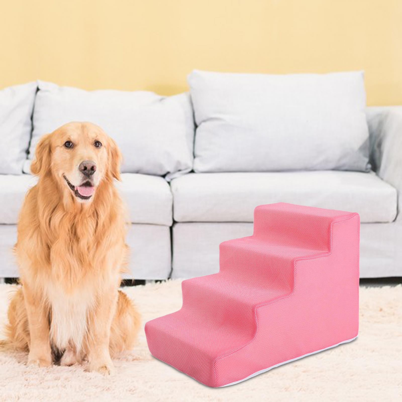 Dog Steps Non Slip High Density Pet Steps Ladder Pet Stairs Balanced Pet Steps for Couch Small Dogs and Cats Car High Beds Sofa